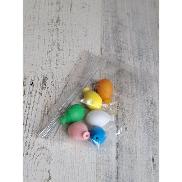 Rainbow colorful balloon accessory Village sets Xmas - Picture 4 of 5